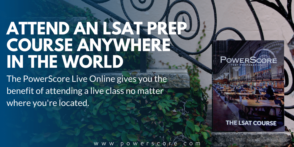 Live Online LSAT Course CTA