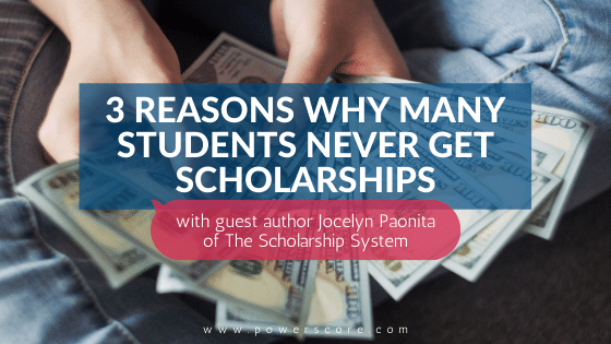 3 Reasons Why Many Students Never Get Scholarships